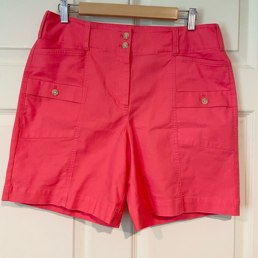 Talbots Flat Front Cargo Shorts